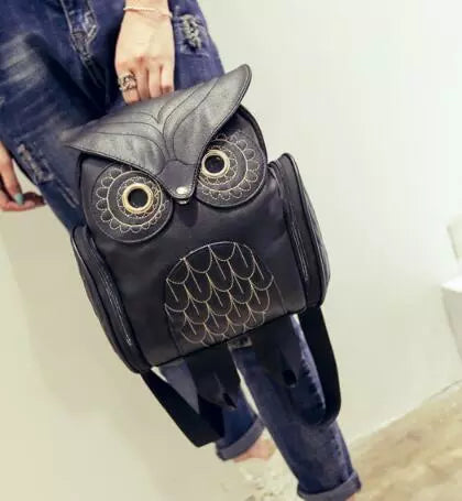 Cute Owl Fashion Backpack  4colors