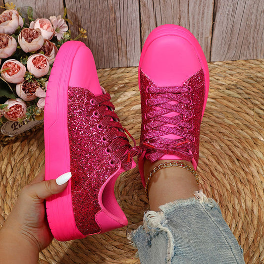 Glitter Sequin Design Sneakers