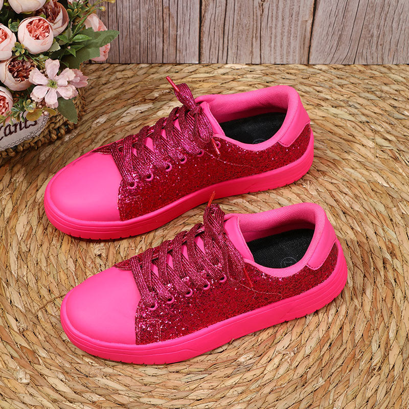 Glitter Sequin Design Sneakers