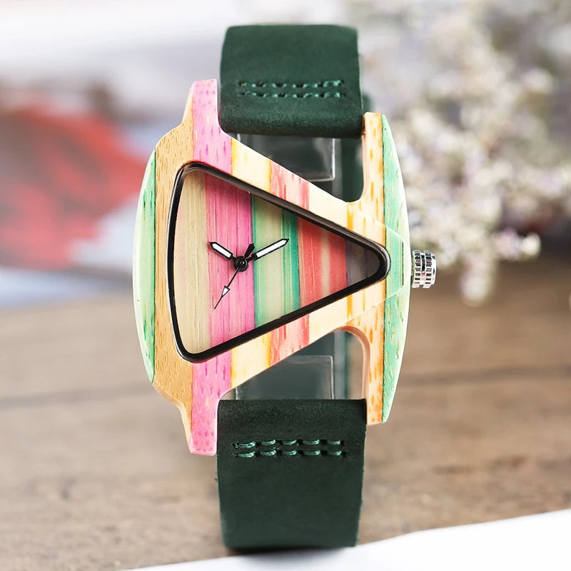 Colorful Wood Watch