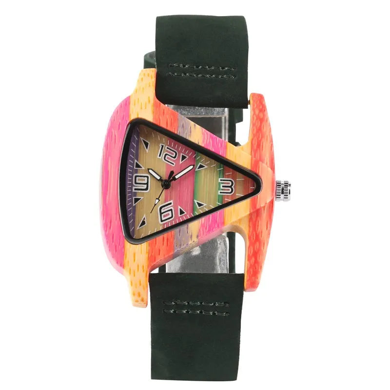 Colorful Wood Watch