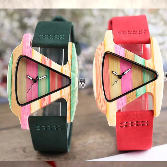 Colorful Wood Watch