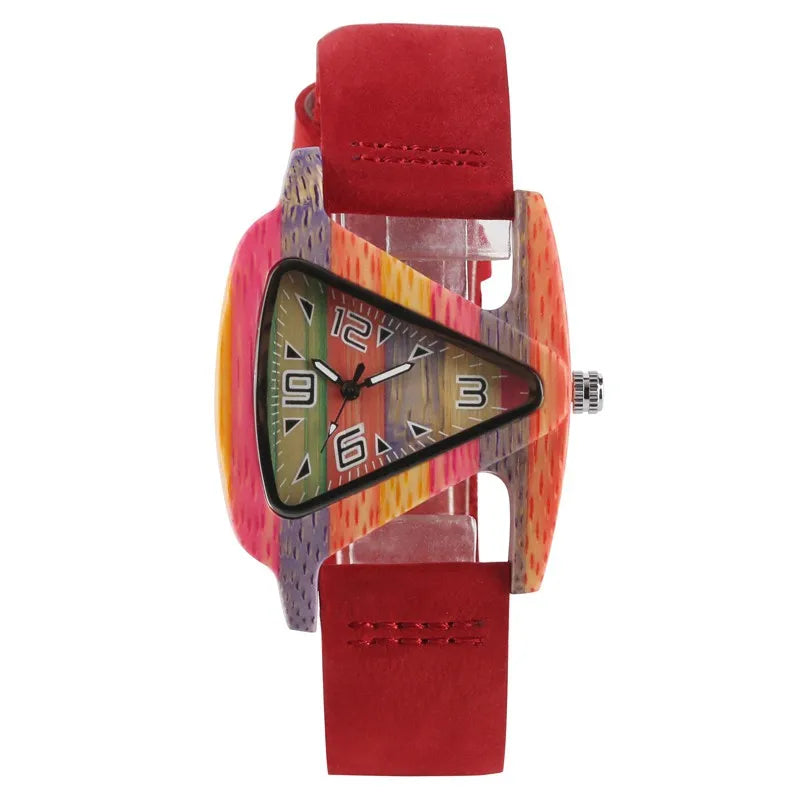 Colorful Wood Watch